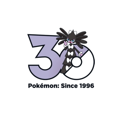 Pokémon 0576 哥德小姐 30th anniversary logo