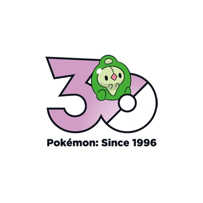 Pokémon 0578 双卵细胞球 30th anniversary logo