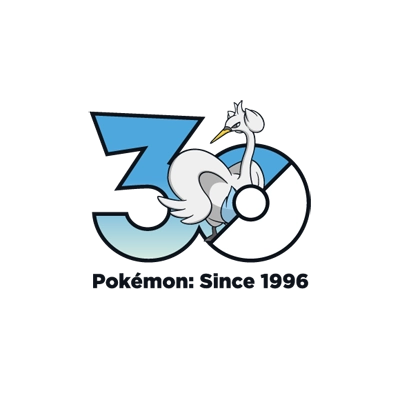 Pokémon 0581 舞天鹅 30th anniversary logo