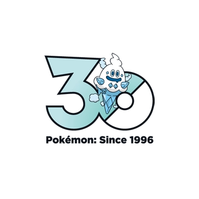 Pokémon 0583 多多冰 30th anniversary logo
