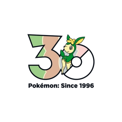 寶可夢 0585 四季鹿 30週年紀念Logo