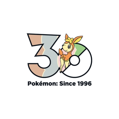 寶可夢 0585 四季鹿 30週年紀念Logo