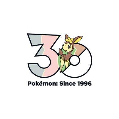 寶可夢 0585 四季鹿 30週年紀念Logo