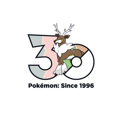 寶可夢 0586 萌芽鹿 30週年紀念Logo