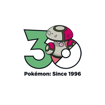 宝可梦 0591 败露球菇 30周年纪念Logo