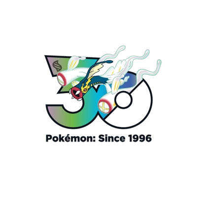 宝可梦 0604 超级麻麻鳗鱼王 30周年纪念Logo
