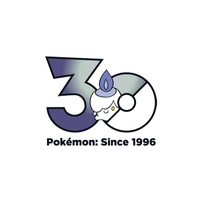 宝可梦 0607 烛光灵 30周年纪念Logo