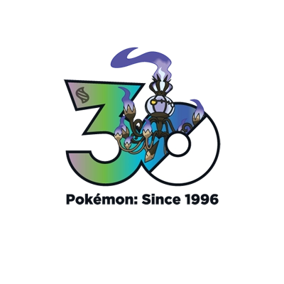 宝可梦 0609 超级水晶灯火灵 30周年纪念Logo