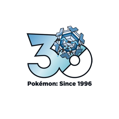 宝可梦 0615 几何雪花 30周年纪念Logo