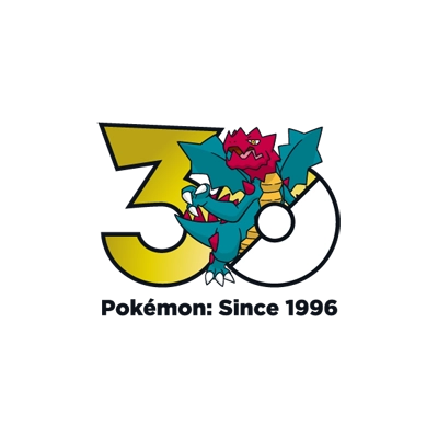 宝可梦 0621 赤面龙 30周年纪念Logo