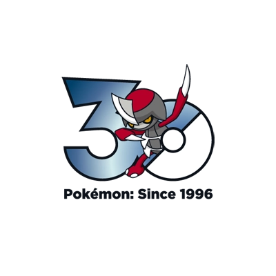 宝可梦 0624 驹刀小兵 30周年纪念Logo