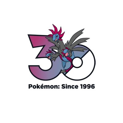 宝可梦 0635 三首恶龙 30周年纪念Logo