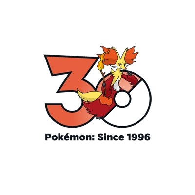 宝可梦 0655 妖火红狐 30周年纪念Logo