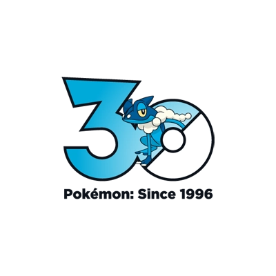 宝可梦 0657 呱头蛙 30周年纪念Logo