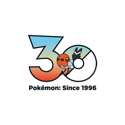 宝可梦 0661 小箭雀 30周年纪念Logo