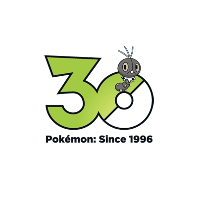 宝可梦 0664 粉蝶虫 30周年纪念Logo