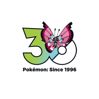 宝可梦 0666 彩粉蝶 30周年纪念Logo
