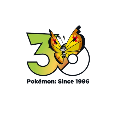 宝可梦 0666 彩粉蝶 30周年纪念Logo