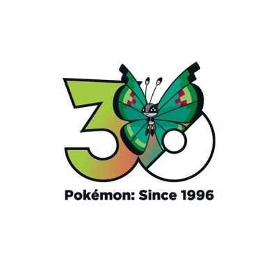 宝可梦 0666 彩粉蝶 30周年纪念Logo