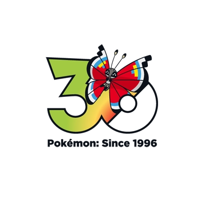 宝可梦 0666 彩粉蝶 30周年纪念Logo