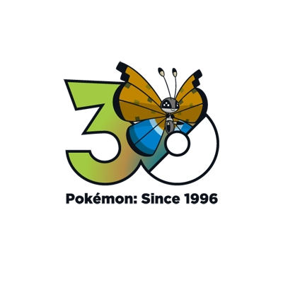 宝可梦 0666 彩粉蝶 30周年纪念Logo