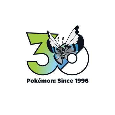 宝可梦 0666 彩粉蝶 30周年纪念Logo