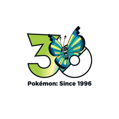 宝可梦 0666 彩粉蝶 30周年纪念Logo