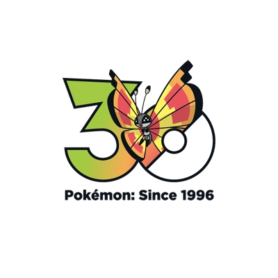宝可梦 0666 彩粉蝶 30周年纪念Logo
