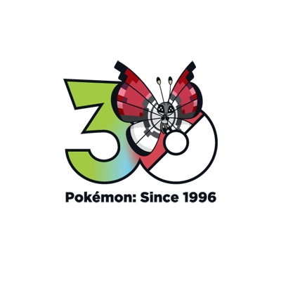 宝可梦 0666 彩粉蝶 30周年纪念Logo