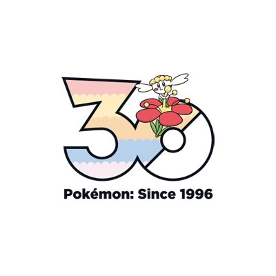 宝可梦 0669 花蓓蓓 30周年纪念Logo