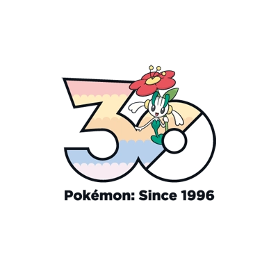 宝可梦 0670 花叶蒂 30周年纪念Logo