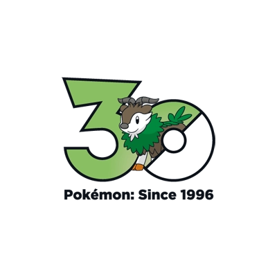 宝可梦 0672 坐骑小羊 30周年纪念Logo
