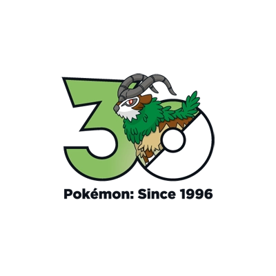 宝可梦 0673 坐骑山羊 30周年纪念Logo