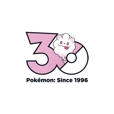 宝可梦 0684 绵绵泡芙 30周年纪念Logo