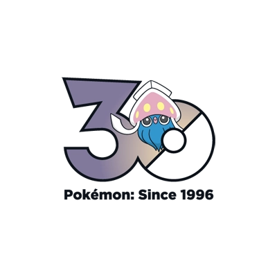 宝可梦 0686 好啦鱿 30周年纪念Logo
