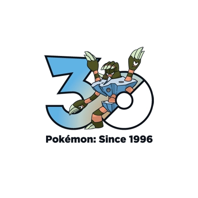 宝可梦 0689 龟足巨铠 30周年纪念Logo
