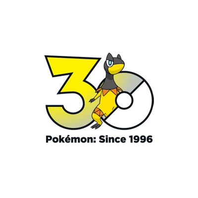 宝可梦 0695 光电伞蜥 30周年纪念Logo