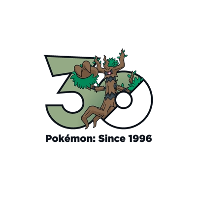 宝可梦 0709 朽木妖 30周年纪念Logo