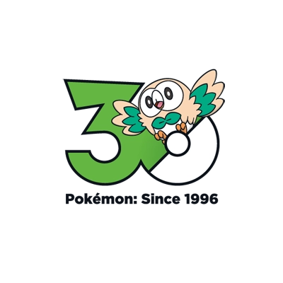 宝可梦 0722 木木枭 30周年纪念Logo