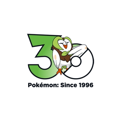 宝可梦 0723 投羽枭 30周年纪念Logo