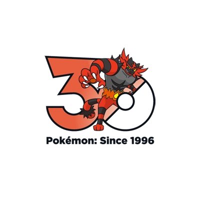 宝可梦 0727 炽焰咆哮虎 30周年纪念Logo