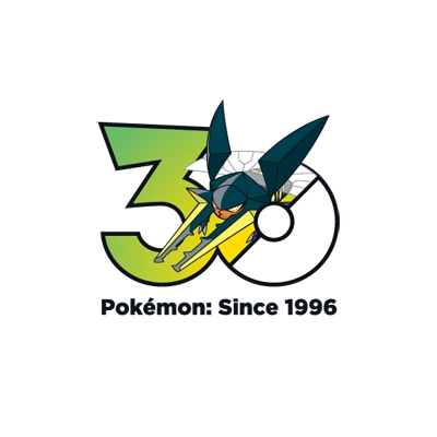 宝可梦 0738 图腾锹农炮虫 30周年纪念Logo