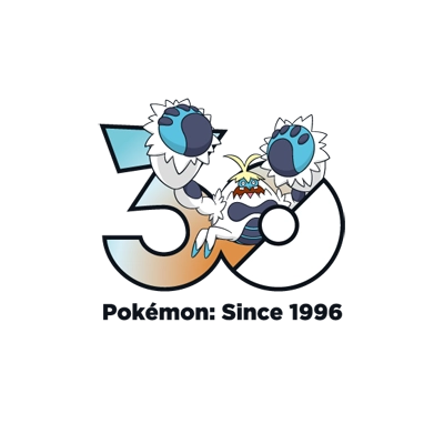 宝可梦 0740 好胜毛蟹 30周年纪念Logo