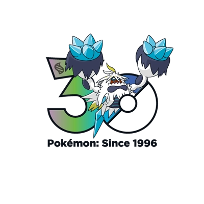 宝可梦 0740 超级好胜毛蟹 30周年纪念Logo