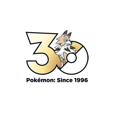 宝可梦 0745 鬃岩狼人 30周年纪念Logo
