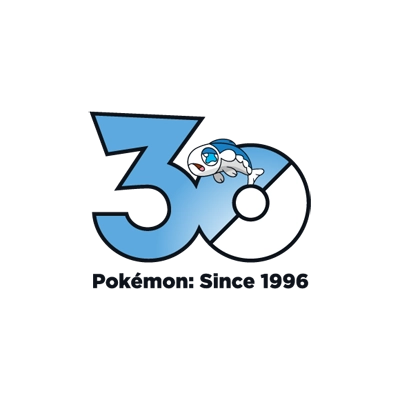 宝可梦 0746 弱丁鱼 30周年纪念Logo