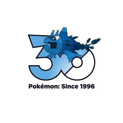 寶可夢 0746 弱丁魚 30週年紀念Logo