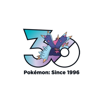 Pokémon 0748 超坏星 30th anniversary logo