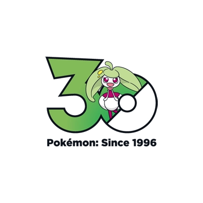 Pokémon 0762 甜舞妮 30th anniversary logo