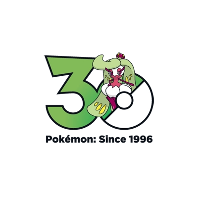 Pokémon 0763 甜冷美后 30th anniversary logo
